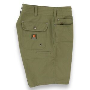 Howler Brothers Waterman's Work Shorts Mens 31 Green Ripstop Hybrid Huckberry